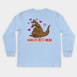 World's Best Mom Kids Long Sleeve T-Shirt